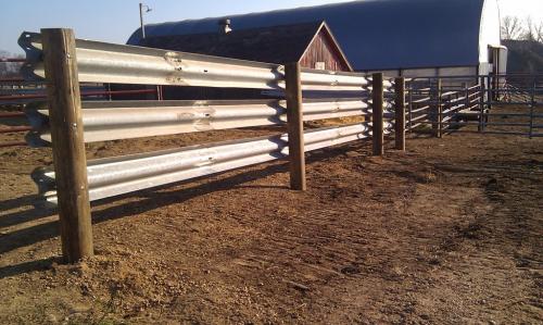 Barnyard - guard rail fence 